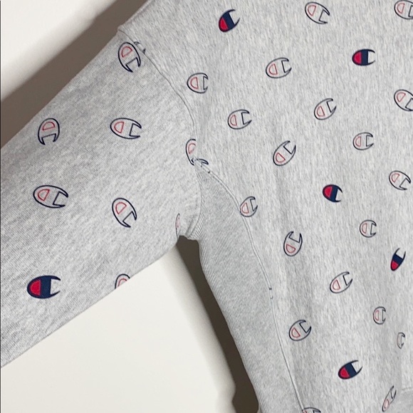 Champion Reverse weave scattered logo sweatshirt size XS - Picture 5 of 9